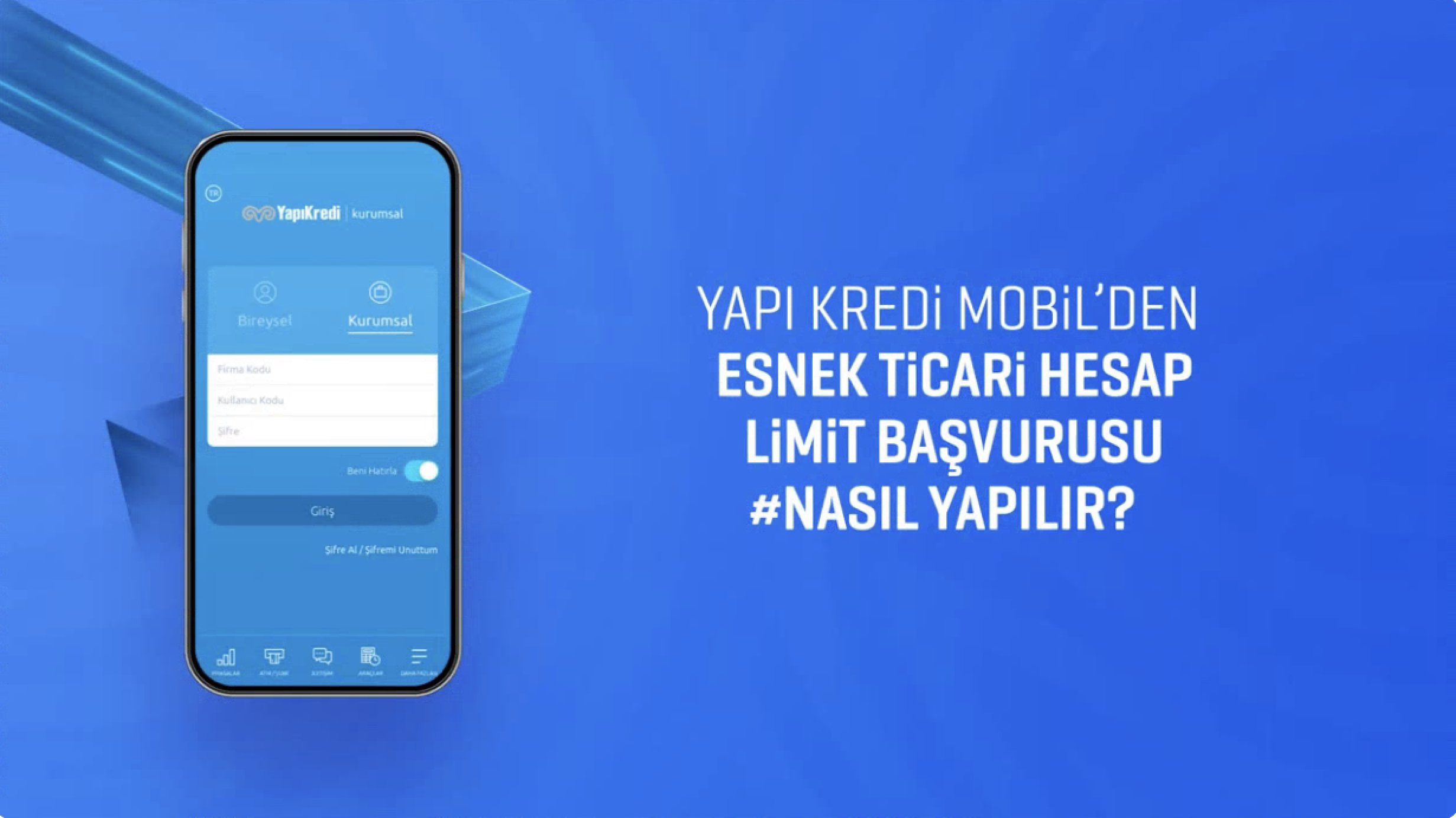 Yapı Kredi Mobil’den Esnek Ticari Hesap Limit Başvurusu Nasıl Yapılır?