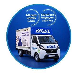 <p>Karoval Poyraz&rsquo;ın Aygaz için ürettiği elektrikli kamyonetleri şimdi aylık %3,43&rsquo;ten başlayan faiz oranları ve 48 aya varan vadelerle alabilirsiniz.</p>
